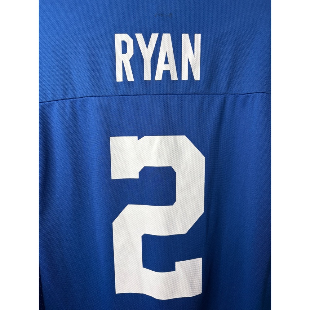 NFL Team Apparel Indianapolis Colts Matt Ryan 2 Jersey Blue Mens Large L - Picture 8 of 9